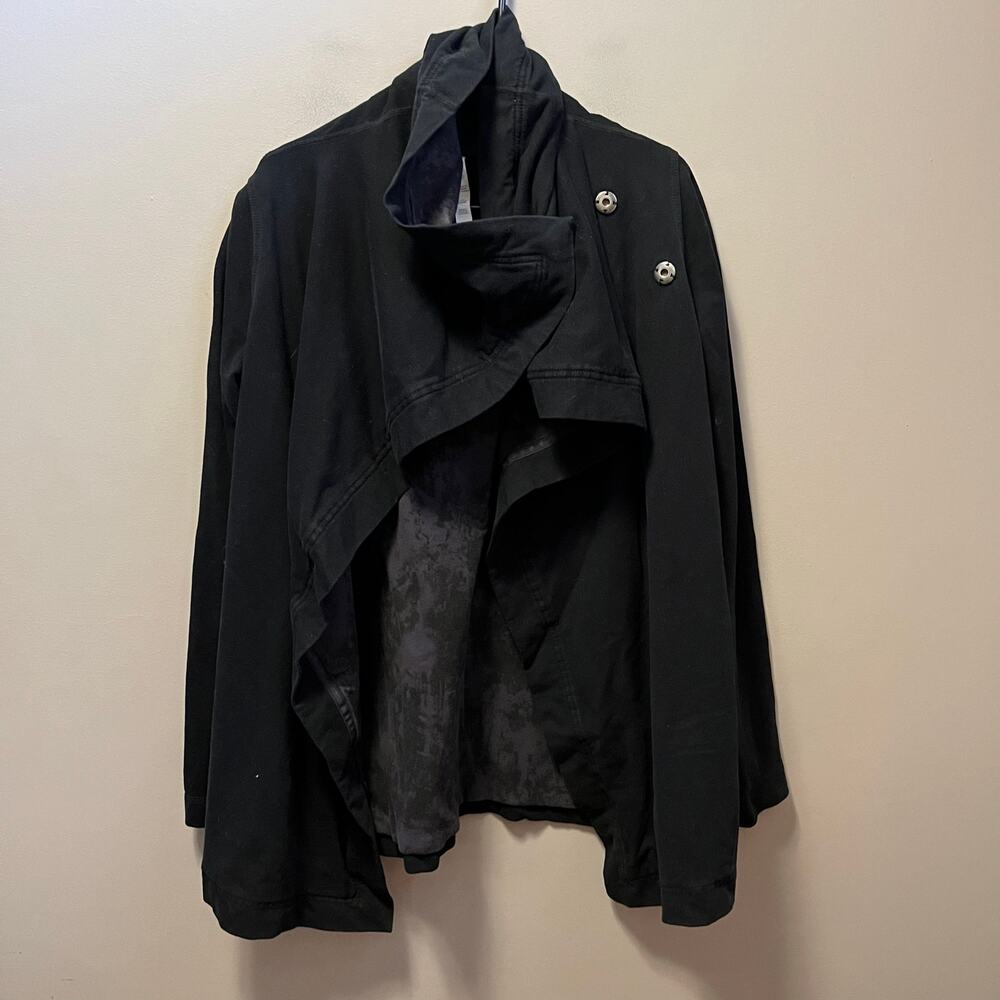 Lululemon Gratitude Wrap Size 6 Black Cotton‎ Blend